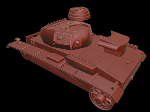 pzkpfw iii ausf l sdkfz141 tanks 3D Print Model