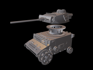 pzkpfw iii ausf l sdkfz141 tanks 3D Print Model