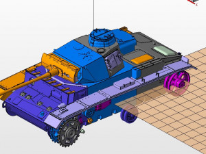 pzkpfw iii ausf l sdkfz141 tanks 3D Print Model