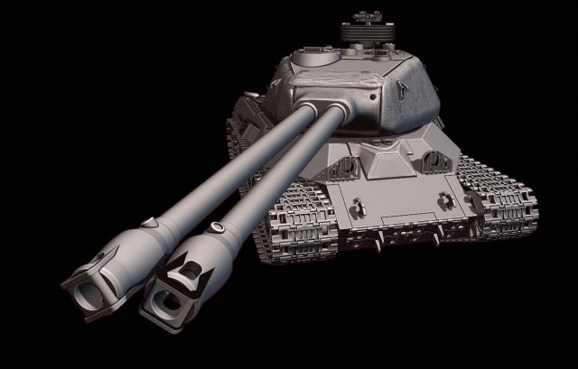 ct 2 tanks 3D Print Model .c4d .max .obj .3ds .fbx .stl .blend 