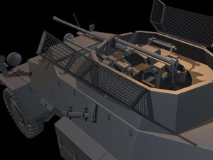 sdkfz 222 track tanks 3D Print Model