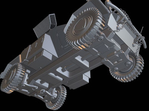 sdkfz 222 track tanks 3Dプリントモデル
