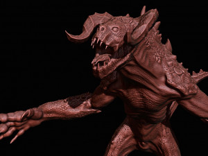 deathclaw fallout demon 3D Print Model