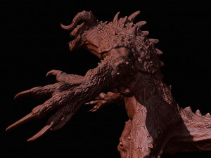 deathclaw fallout demon Model do druku 3D