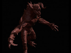 deathclaw fallout demon Model do druku 3D