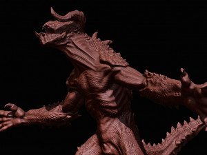 deathclaw fallout demon Model do druku 3D