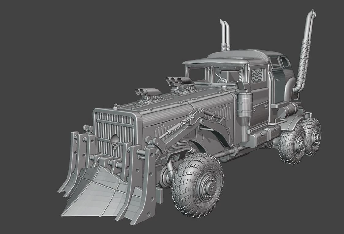 tatra t815 the war rig mad max truck 3D Print Model .c4d .max .obj .3ds .fbx .stl .blend 