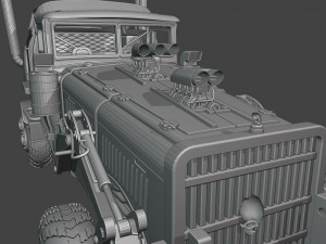 tatra t815 the war rig mad max truck Modèles 3D en vedette