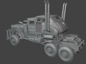 tatra t815 the war rig mad max truck Modèles 3D en vedette
