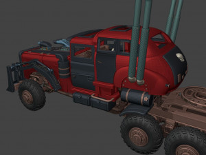 tatra t815 the war rig mad max truck Modèles 3D en vedette