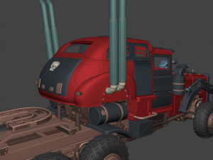 tatra t815 the war rig mad max truck Modèles 3D en vedette