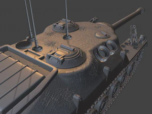 tanques t28 Modelo de Impressão 3D