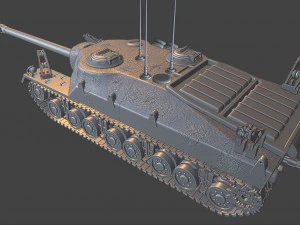 tanques t28 Modelo de Impressão 3D