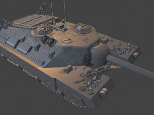 t95 tanks 105 mm motor carriage 3D Print Model
