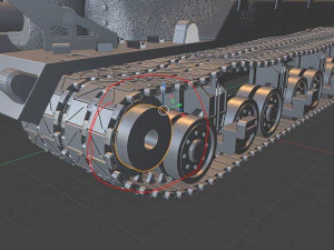 t95 tanks 105 mm motor carriage 3D Print Model