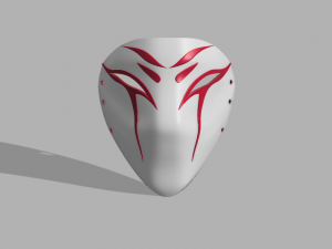 kindred new skins spirit blossom mask 3D Baskı Modeli