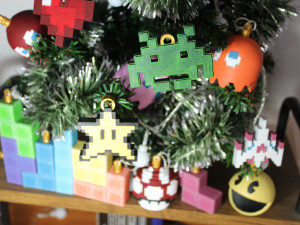 christmas tree decoration retro game edition 3D Print Model