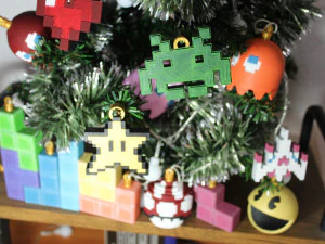 kerstboomversiering retro game-editie 3D printmodel