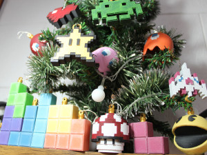 christmas tree decoration retro game edition Modelo de impresión 3D