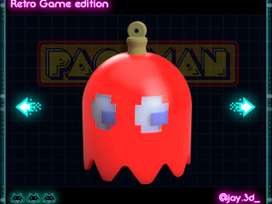 christmas tree decoration retro game edition Modelo de impresión 3D