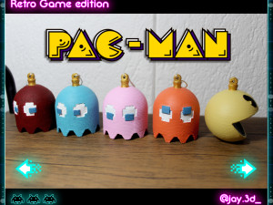 christmas tree decoration retro game edition Modelo de impresión 3D