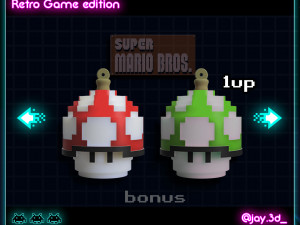 christmas tree decoration retro game edition Modelo de impresión 3D