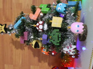 christmas tree decoration retro game edition Modelo de impresión 3D