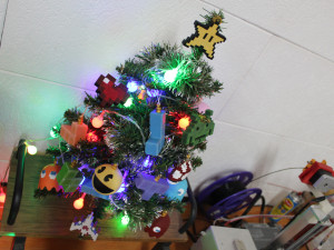 christmas tree decoration retro game edition Modelo de impresión 3D