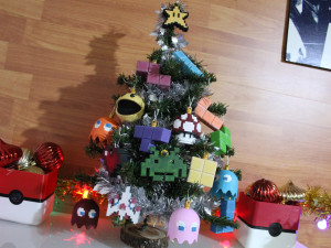 christmas tree decoration retro game edition Modelo de impresión 3D