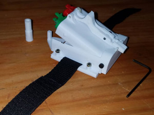 Sanitizer 3d printed like spiderman web shooter 3D Print Model