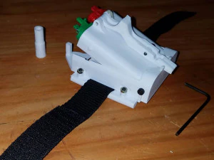 Sanitizer 3d printed like spiderman web shooter 3D Print Model