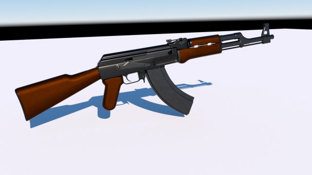 akm 3D Model .c4d .max .obj .3ds .fbx .stl .blend 