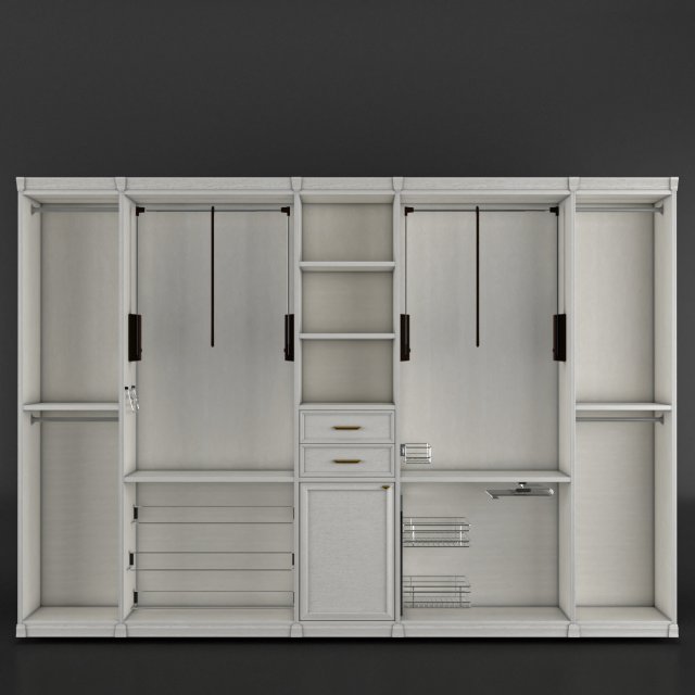 dressing doors Model 3D .c4d .max .obj .3ds .fbx .stl .blend 