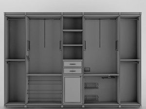 dressing doors Model 3D