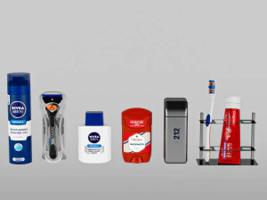 Deko-Set Herren-Set 3D Modell