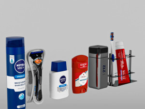 decorative set mens set Model 3D