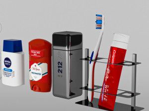 decorative set mens set Model 3D