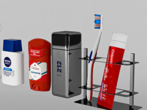decorative set mens set 3D Model