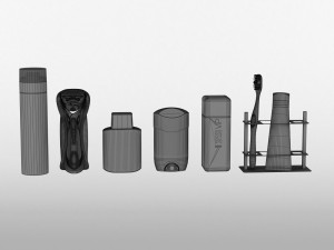 decorative set mens set Model 3D