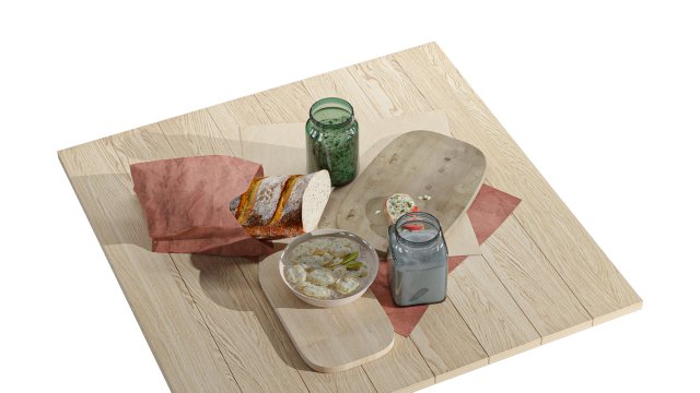 Sandwiches Modelo 3D .c4d .max .obj .3ds .fbx .stl .blend 