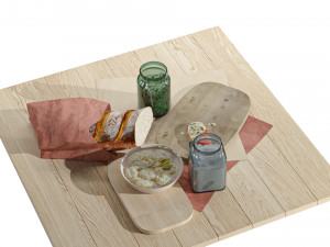 Sandwiches Modello 3D