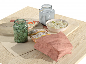 Sandwiches Modelo 3D