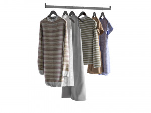 Melamine Reach In Closet 3D 모델
