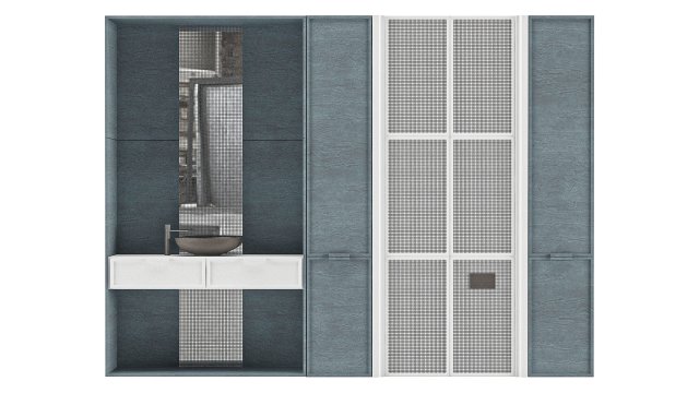 Bathroom Furniture Modelo 3D .c4d .max .obj .3ds .fbx .stl .blend 