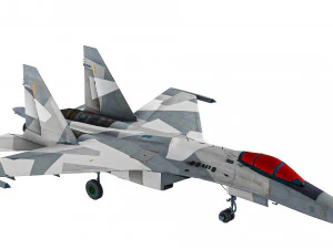 Sukhoi Su-35 3D Model
