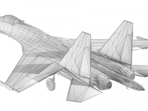 Sukhoi Su-35 3D Model