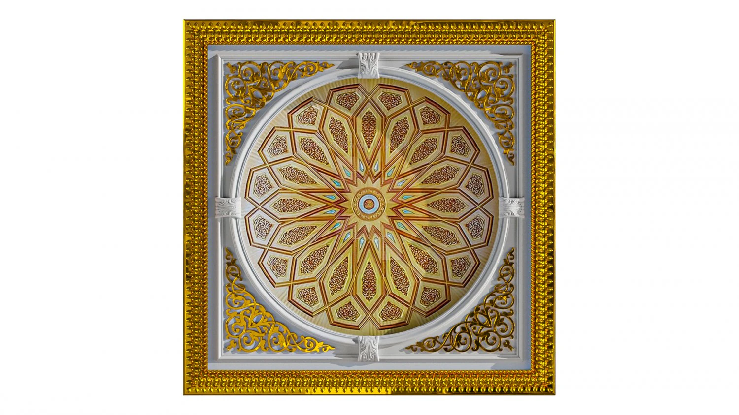 Oriental Style Arabic 3D Model .c4d .max .obj .3ds .fbx .stl .blend 