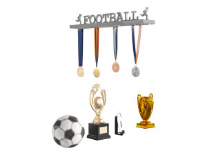 Footballl 3D-Modell