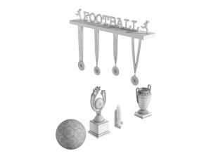 Footballl 3D-Modell