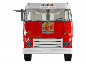 Food Truck Chevrolet 3D Model